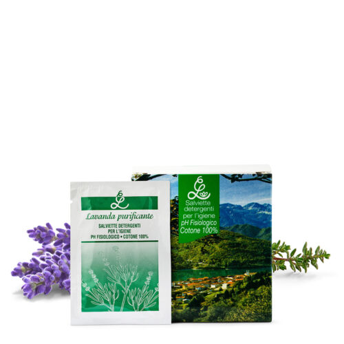 Lavanda purificante Salviette igieniche cotone 100%