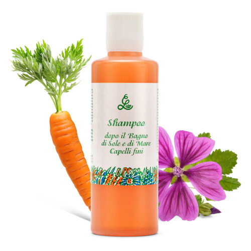 Shampoo dopo il bagno di sole e di mare